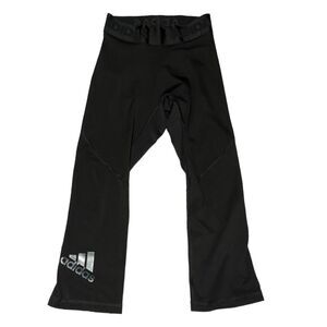 Adidas Legging‎ Capri Womens Small Black Alpha Skin Cropped Yoga Pants